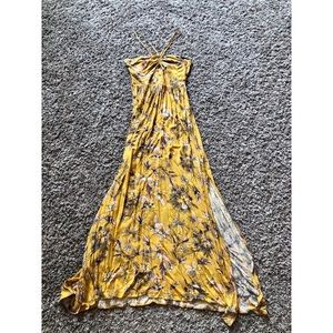 Free People floral print maxi dress, Sz M